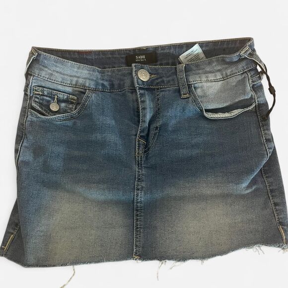 True-religion Women's Blue and Navy Skirt - Picture 1 of 2